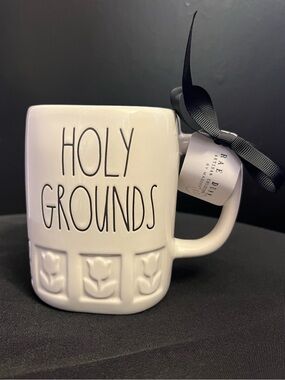 "Holy Grounds" Large Ceramic Mug 25.5 oz